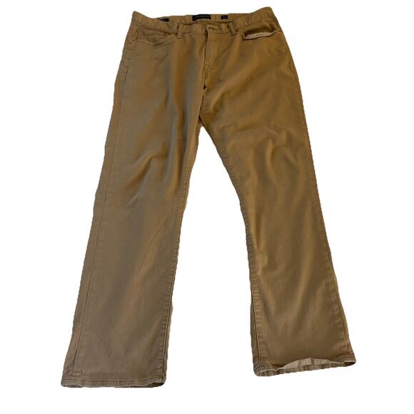 Lucky Brand Men’s 410 Athletic Slim Tan Pants/Jeans Size 34x32 Actual 36x31.5 - Picture 1 of 16